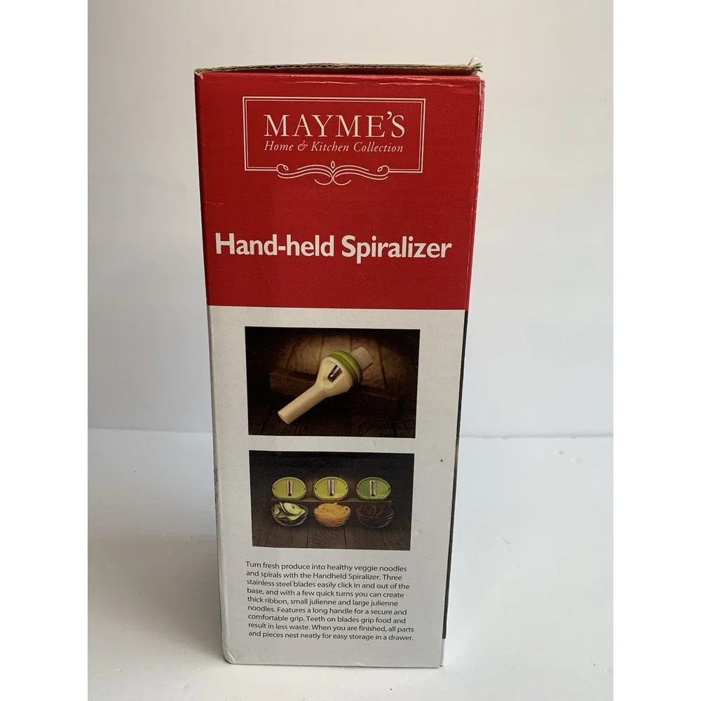 Mayme's Vegetable Spiralizer‎ Keto Vegan Vegetarian Kitchen Tool ~ NEW